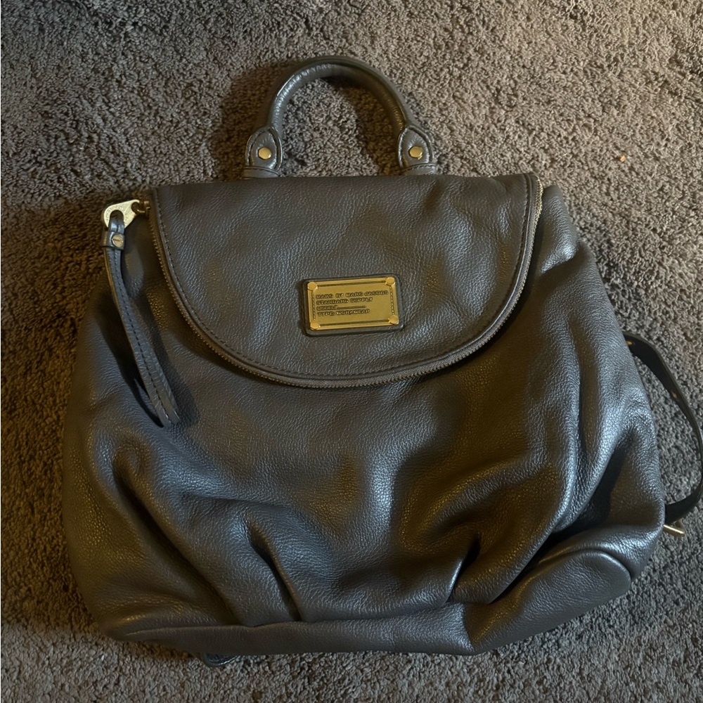 Marc By Marc Jacobs Black Leather Backpack